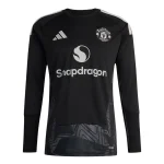 Maillot Manchester United Gardien 2026 2027 Manches Longues Noir (1)