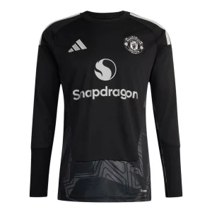Maillot Manchester United Gardien 2026 2027 Manches Longues Noir (1)
