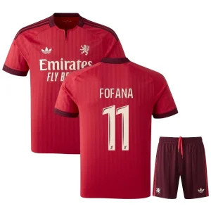 Maillot OL Kit Enfant Fofana Exterieur 2026 2027