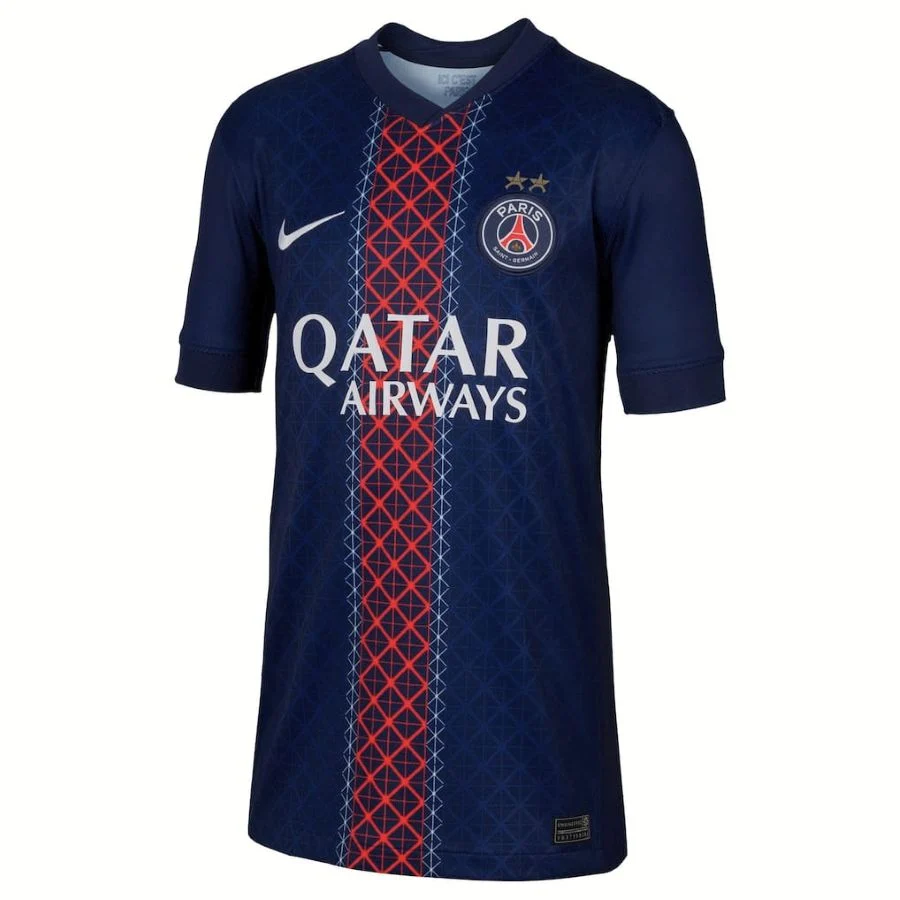 Maillot PSG Enfant Domicile 2 Etoiles Champions D'Europe 26 (1)