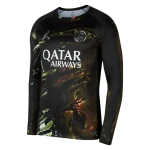Maillot PSG Jordan Night 2 étoiles Champion 26 Manches Longues (1)