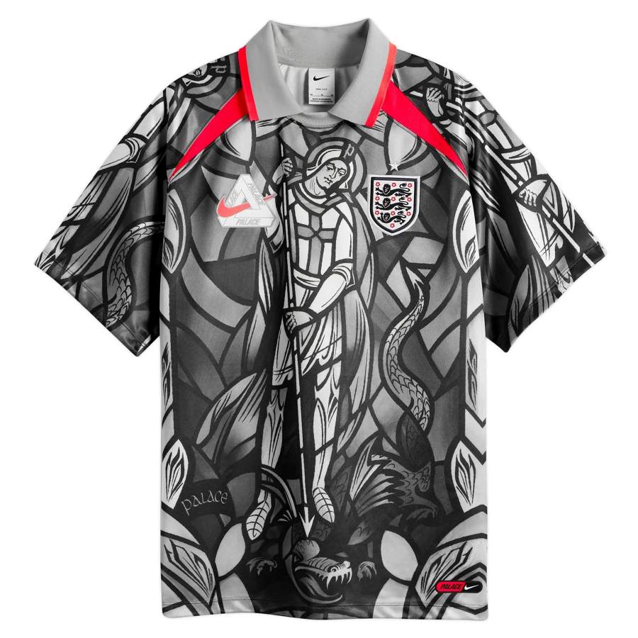 Maillot Angleterre Nike x Palace Gris (3)
