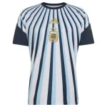 Maillot Argentine Domicile Pre-Match 2026 2027 Blanc (1)