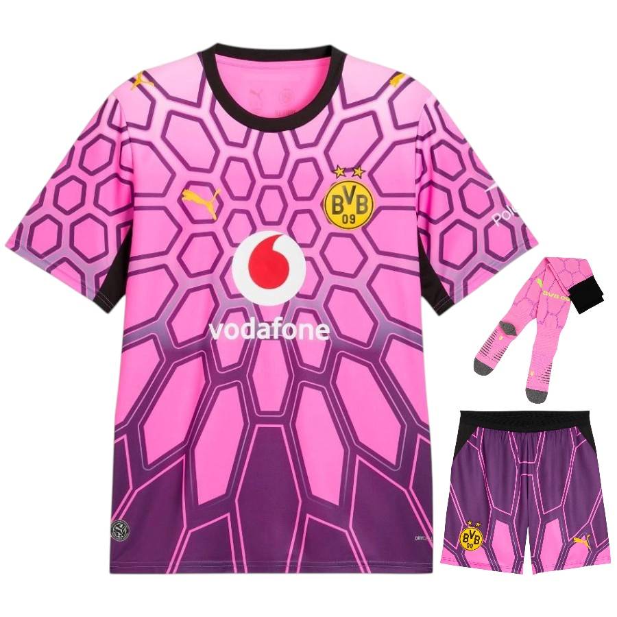 Maillot BVB Dortmund Kit Enfant 2026 2027 Gardien Violet (1)