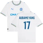 Maillot OM Domicile 2026 2027 Aubameyang (1)