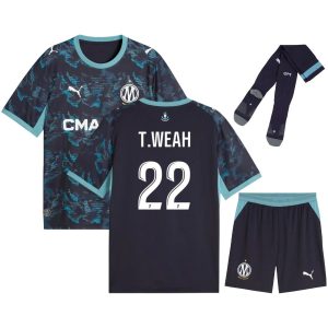 Maillot OM Kit Enfant Exterieur 2026 2027 Weah