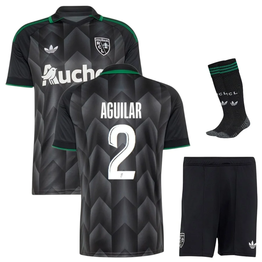 Maillot RC Lens Kit Enfant Exterieur 2026 2027 Aguilar