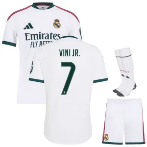 Maillot Real Madrid Kit Enfant Domicile 2026 2027 Vini Jr.
