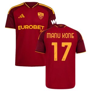 Maillot AS Roma Domicile 2026 2027 Manu Kone