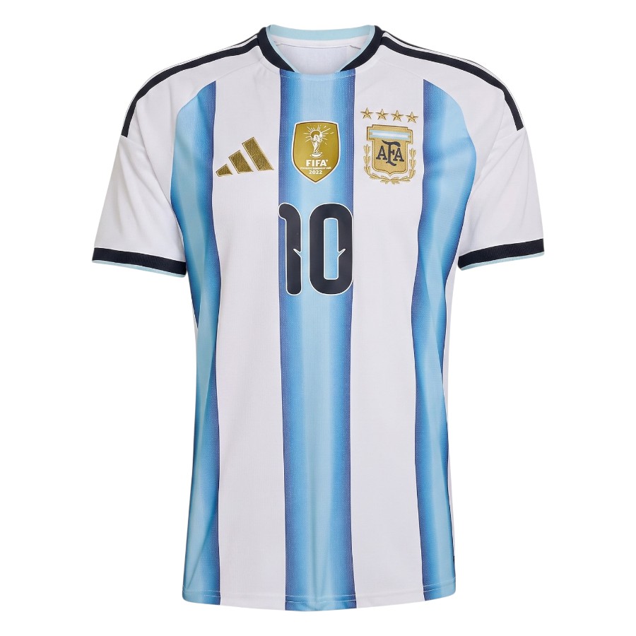 Maillot Argentine Domicile 4 Etoiles Messi (3)