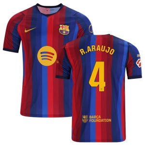 Maillot Barca Domicile 2026 2027 Araujo (1)