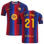 Maillot Barca Domicile 2026 2027 De Jong (1)
