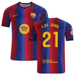 Maillot Barca Domicile 2026 2027 De Jong (1)