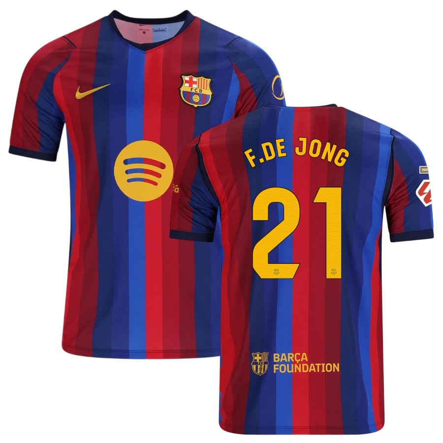 Maillot Barca Domicile 2026 2027 De Jong (1)