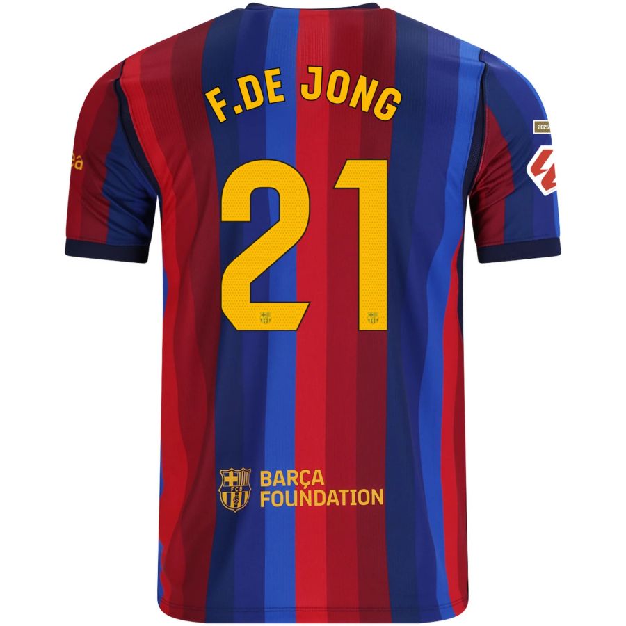 Maillot Barca Domicile 2026 2027 De Jong (2)