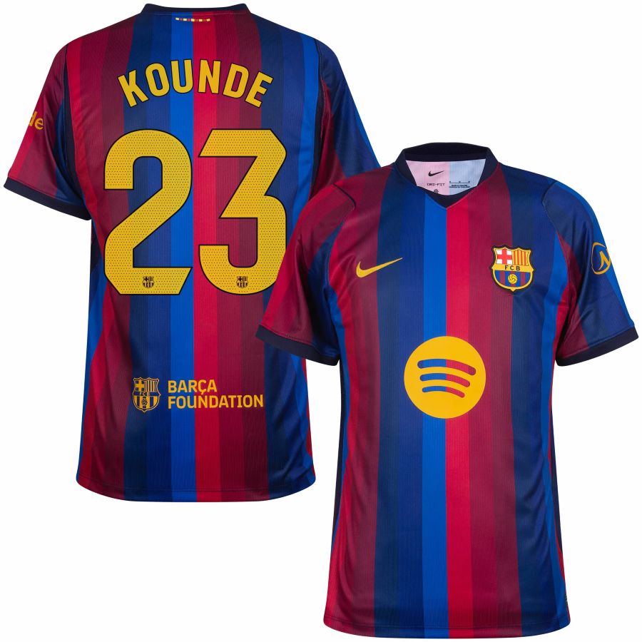 Maillot Barca Domicile 2026 2027 Kounde (1)