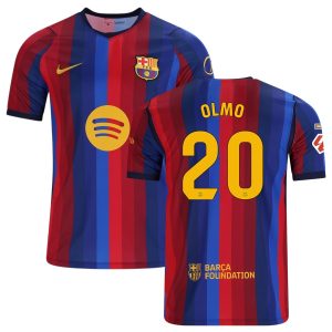 Maillot Barca Domicile 2026 2027 Olmo (1)