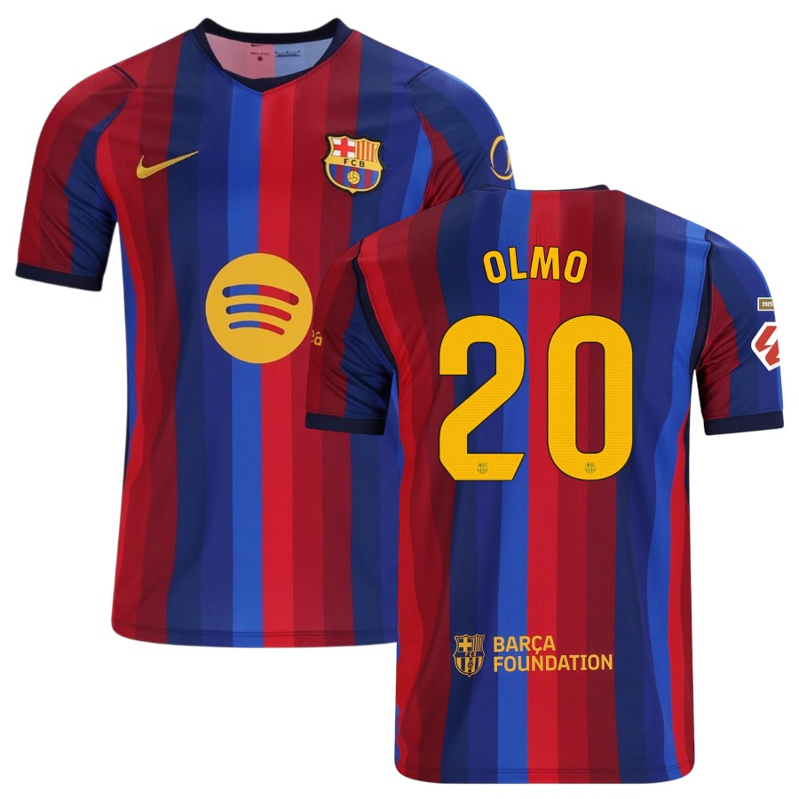 Maillot Barca Domicile 2026 2027 Olmo (1)