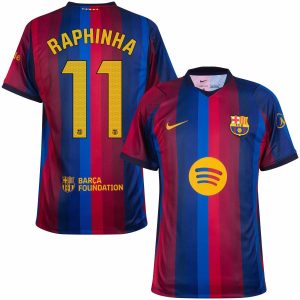 Maillot Barca Domicile 2026 2027 Raphinha (1)