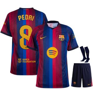 Maillot Barca Kit Enfant Domicile 2026 2027 Pedri (1)