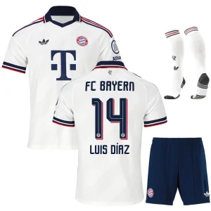 Maillot Bayern Munich Kit Enfant Exterieur 2026 2027 Luis Diaz