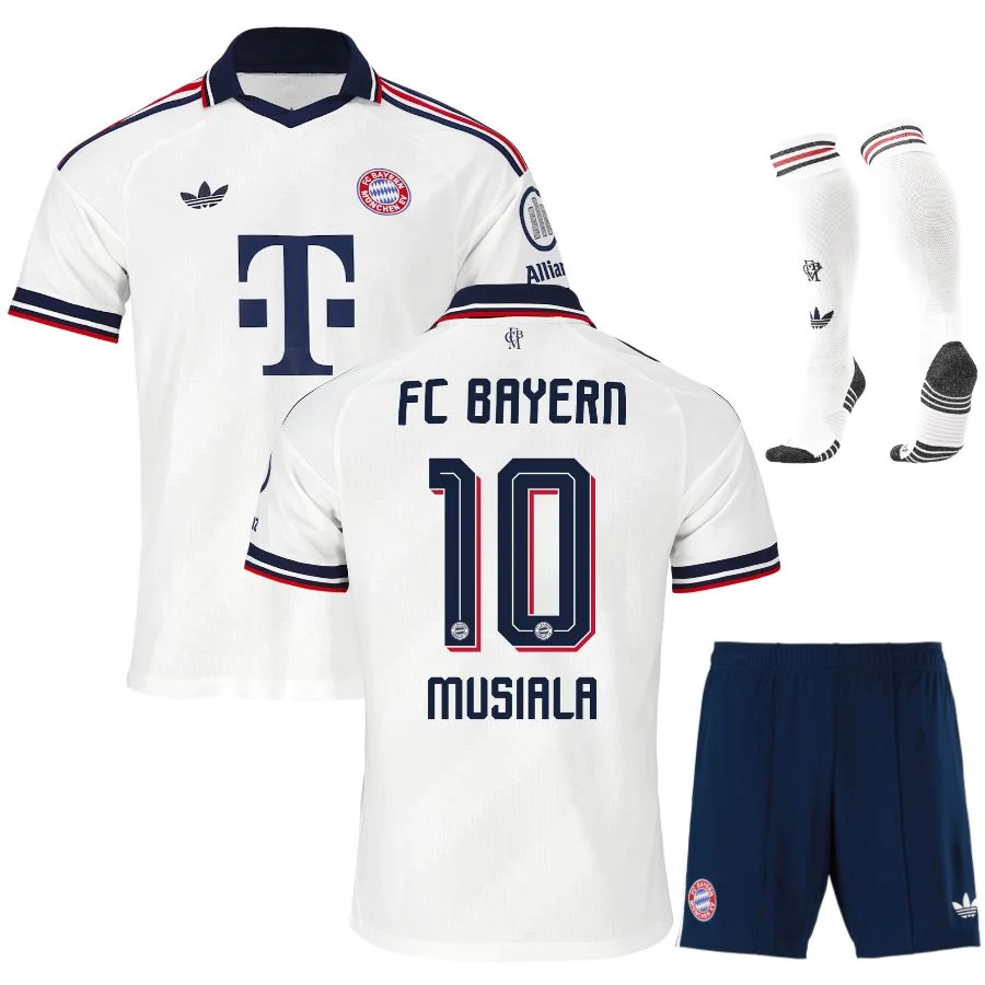 Maillot Bayern Munich Kit Enfant Exterieur 2026 2027 Musiala