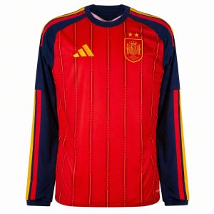 Maillot Espagne Domicile 2 Etoiles 2026 2027 Manches Longues