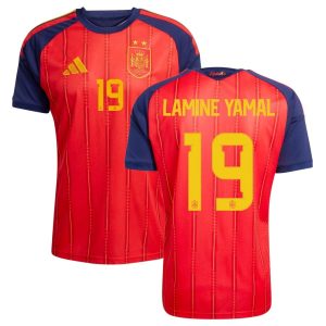 Maillot Espagne Domicile 2026 2027 Lamine Yamal 2 Etoiles (1)