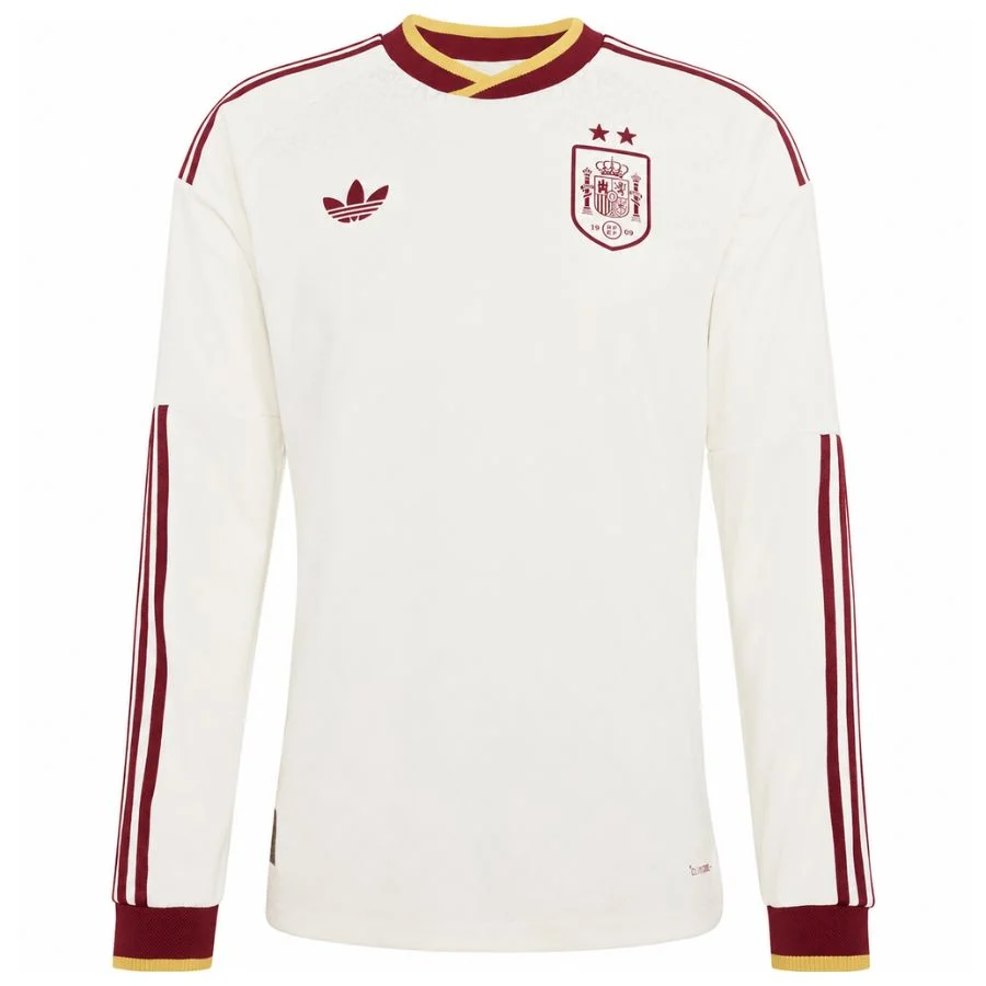 Maillot Espagne Exterieur 2 Etoiles 2026 2027 Manches Longues