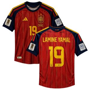 Maillot Espagne Finale Coupe du Monde 2026 Lamine Yamal
