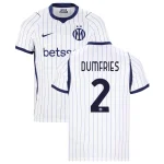 Maillot Inter Milan Exterieur 2026 2027 Dumfries