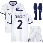 Maillot Inter Milan Kit Enfant Exterieur 2026 2027 Dumfries