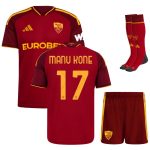 Maillot Kit Enfant AS Roma Domicile 2026 2027 Manu Kone