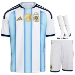 Maillot Kit Enfant Argentine Domicile 2026 2027 Blanc