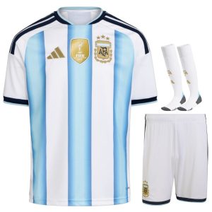 Maillot Kit Enfant Argentine Domicile 2026 2027 Blanc