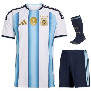 Maillot Kit Enfant Argentine Domicile 4 Etoiles
