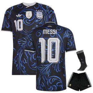 Maillot Kit Enfant Argentine Exterieur 4 Etoiles Messi
