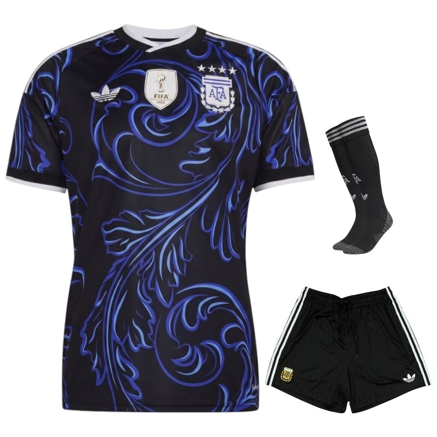 Maillot Kit Enfant Argentine Exterieur 4 Etoiles