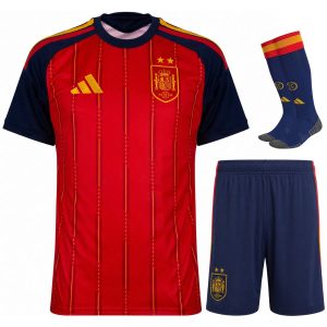 Maillot Kit Enfant Espagne Domicile 2 Etoiles 2026 2027
