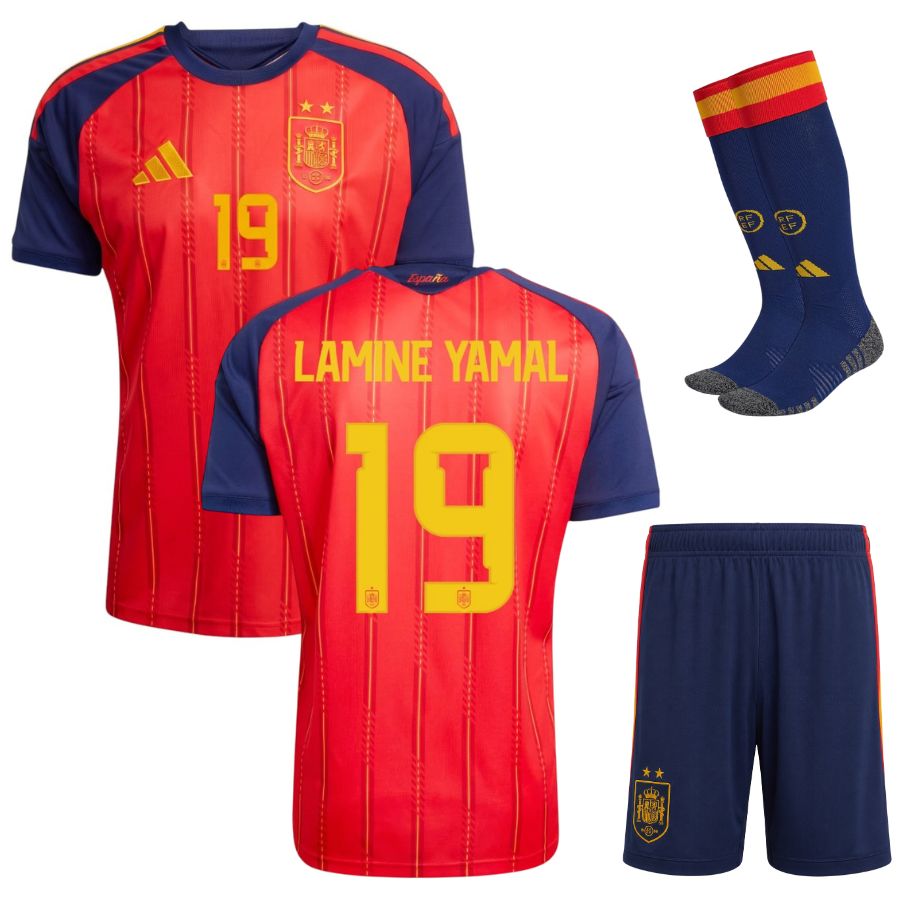Equipación local de España 2026/2027 para niños - Laminado Yamal 2 estrellas