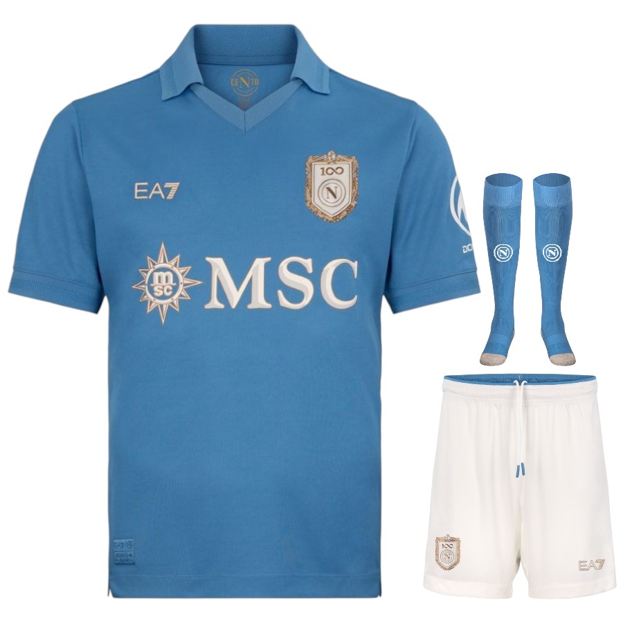 Maillot Kit Enfant Naples Domicile 2026 2027