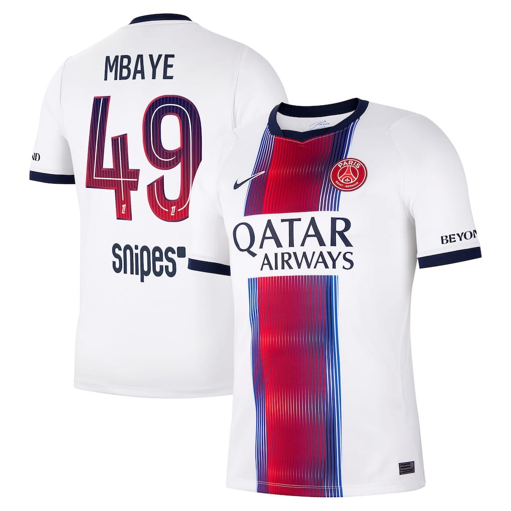Maillot PSG Exterieur 2026 2027 Mbaye