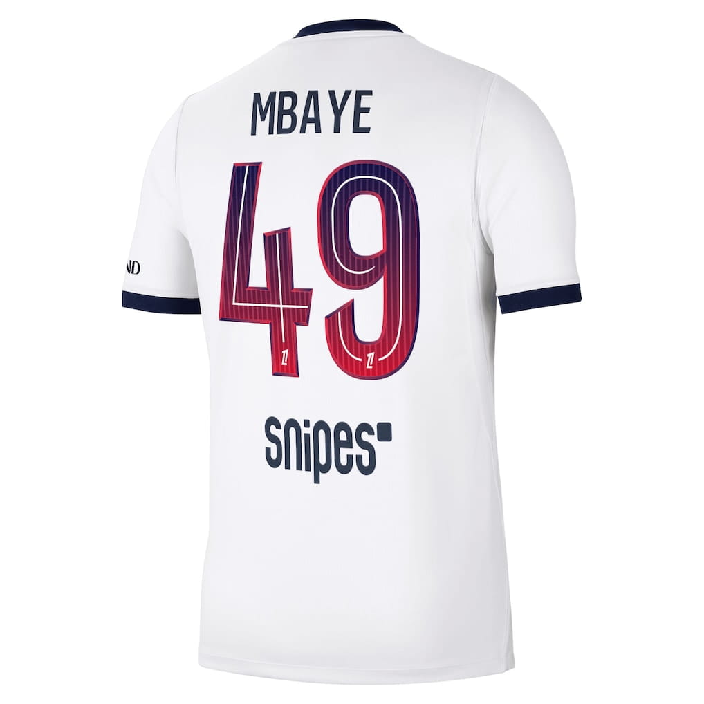 Maillot PSG Exterieur 2026 2027 Mbaye
