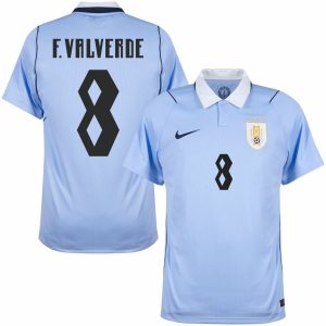 Maillot Uruguay Domicile 2026 2027 F. Valverde (1)