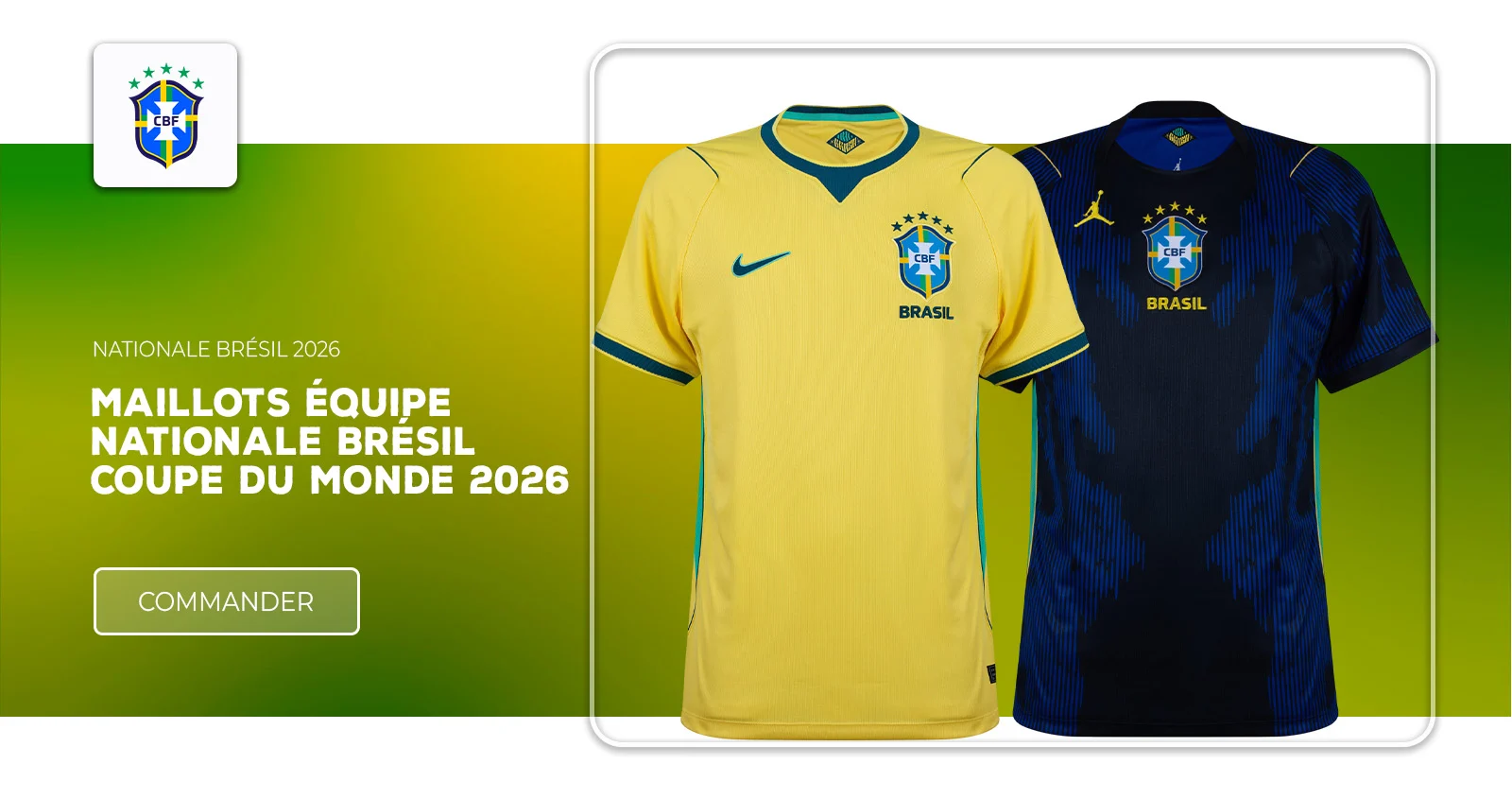 maillot bresil coupe du monde 2026