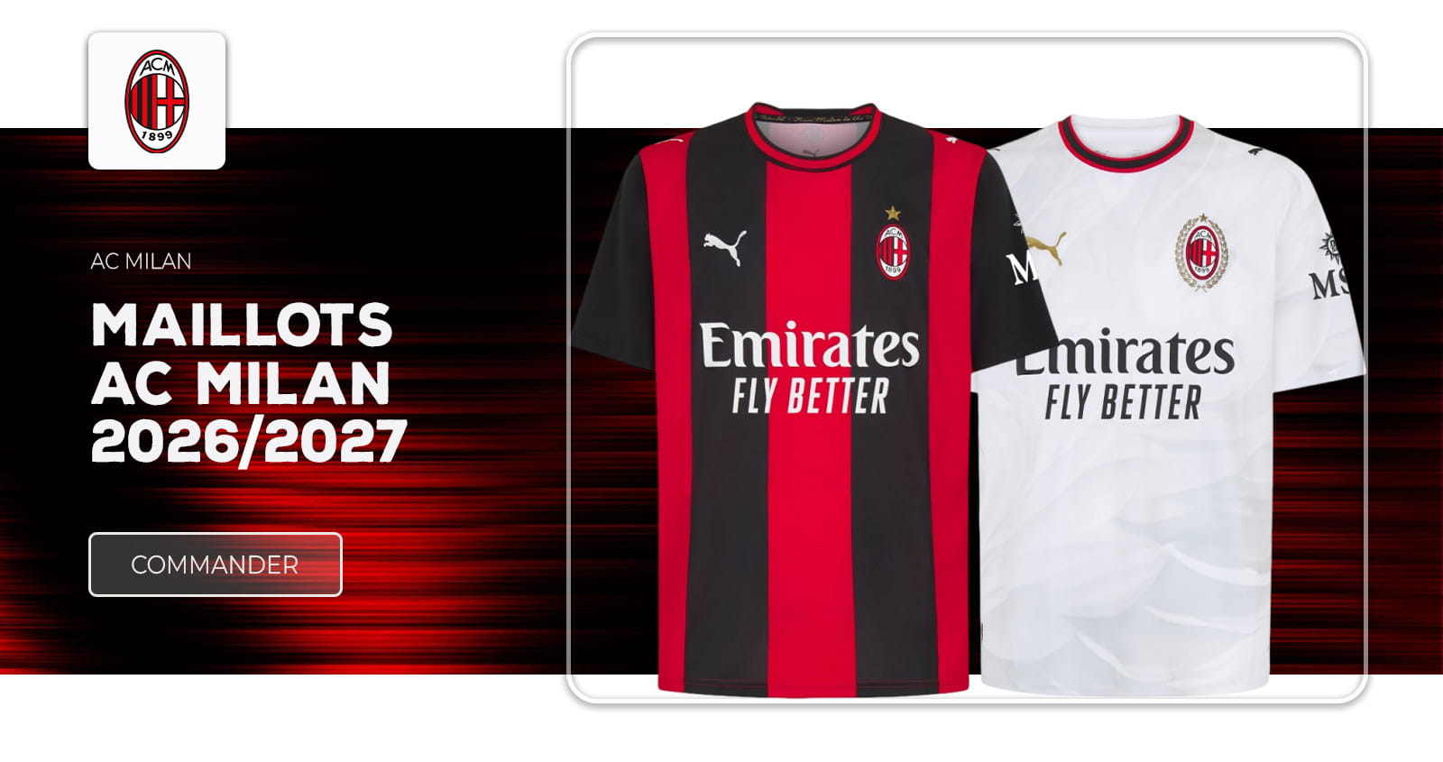 Camisetas del AC Milan 2026-2027