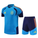 Ensemble Maillot Short Espagne 2 Etoiles 2026 2027 Bleu Clair (1)