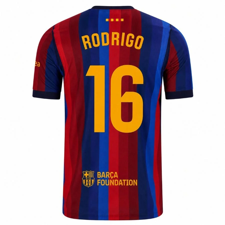 Maillot Barca Domicile 2026 2027 RODRI (2)