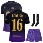 Maillot Barca Kit Enfant Exterieur 2026 2027 RODRI