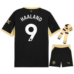 Maillot Kit Enfant Manchester City Exterieur 2026 2027 Haaland